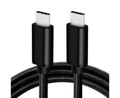 Kabelis USB-C - USB-C, PD240W (juodas, 3m)